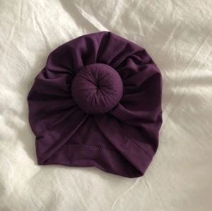 Girls purple turban